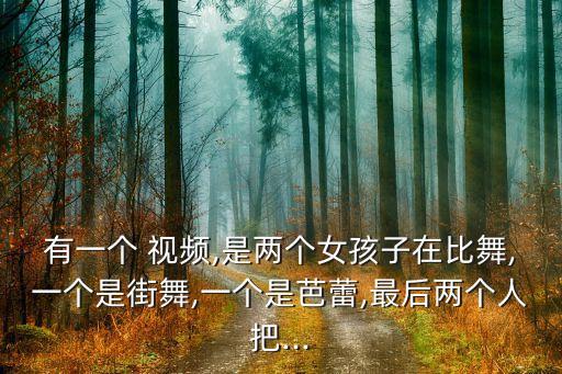我要看童话的舞蹈视频