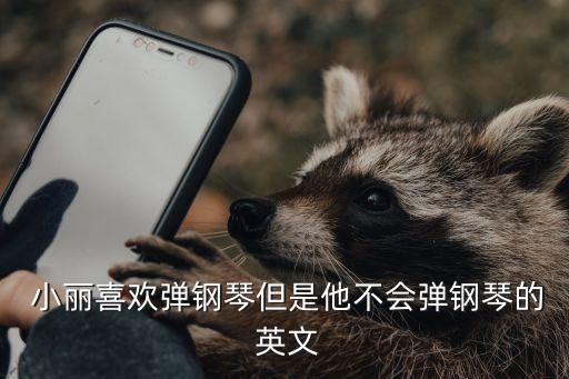 小丽喜欢上舞蹈课英文