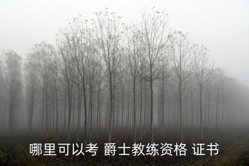 爵士舞蹈证书好考吗