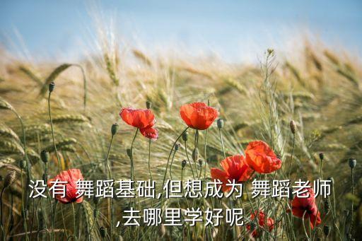 舞蹈培训机构有教练班