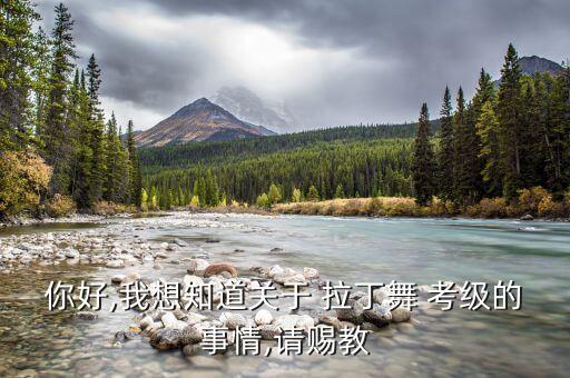 中国体育舞蹈拉丁考级教程