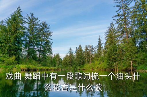 戏曲 舞蹈中有一段歌词梳一个油头什么花香是什么歌