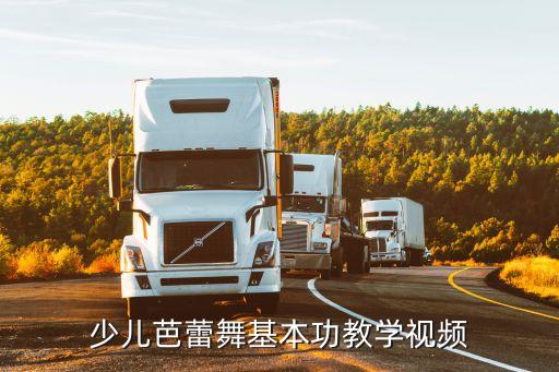 少儿芭蕾舞基本功教学视频