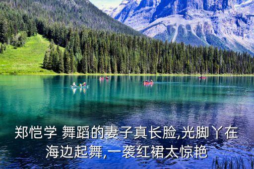 郑恺学 舞蹈的妻子真长脸,光脚丫在海边起舞,一袭红裙太惊艳