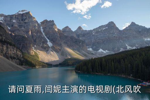请问夏雨,闫妮主演的电视剧(北风吹