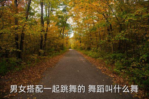 男女搭配一起跳舞的 舞蹈叫什么舞