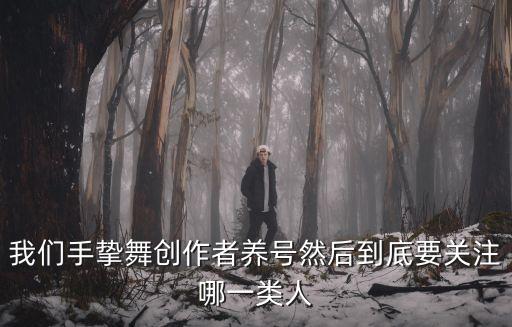 我们手挚舞创作者养号然后到底要关注哪一类人
