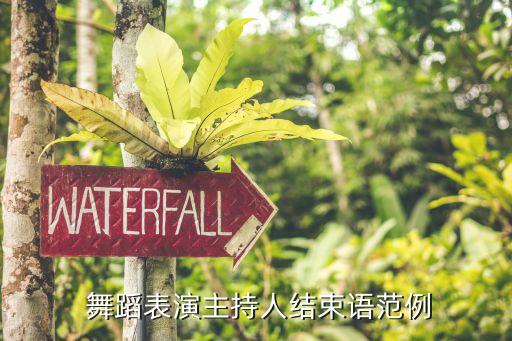  舞蹈表演主持人结束语范例