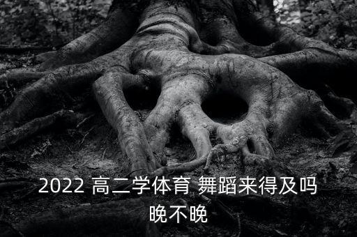 2022 高二学体育 舞蹈来得及吗晚不晚
