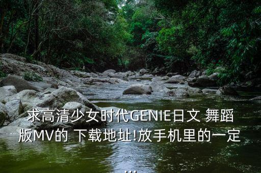求高清少女时代GENIE日文 舞蹈版MV的 下载地址!放手机里的一定...