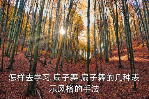 扇子舞蹈的作品赏析