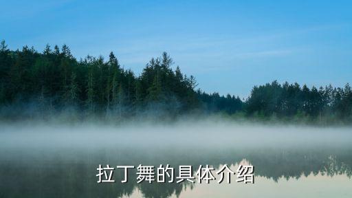 拉丁舞的具体介绍