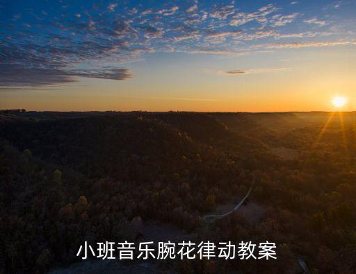 小班音乐腕花律动教案