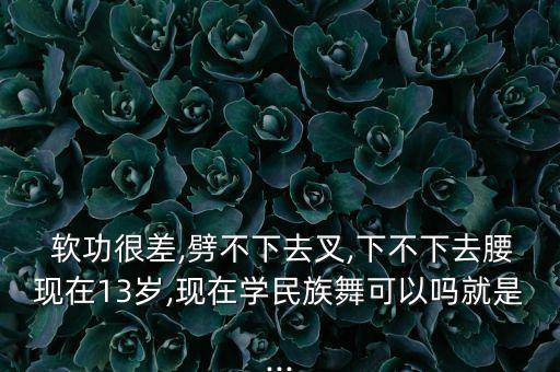 舞蹈逼软功,舞蹈软功的基本训练方法