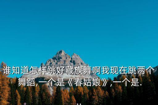 谁知道怎样跳好藏族舞啊我现在跳两个 舞蹈,一个是《春姑娘》,一个是...