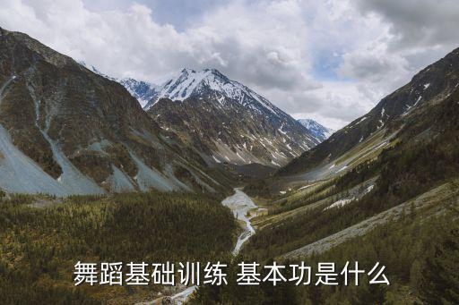  舞蹈基础训练 基本功是什么