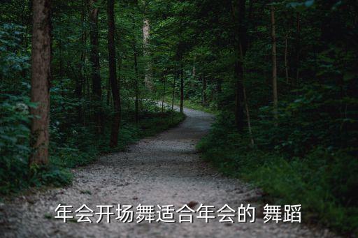 年会开场舞适合年会的 舞蹈
