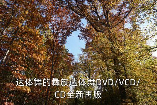 达体舞的彝族达体舞DVD/VCD/CD全新再版