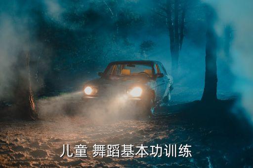 儿童 舞蹈基本功训练