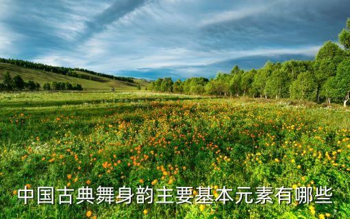 中国古典舞身韵主要基本元素有哪些