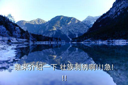 壮族舞蹈绣