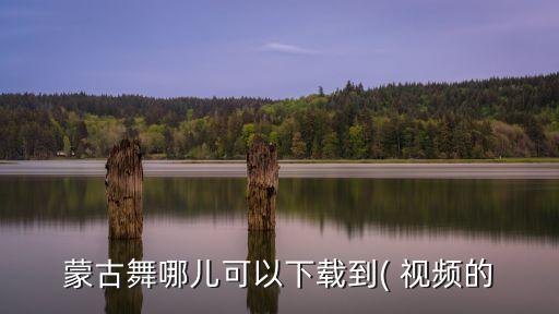 蒙古舞哪儿可以下载到( 视频的
