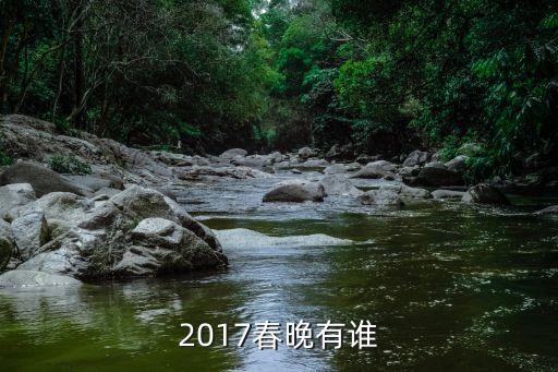 2017春晚有谁