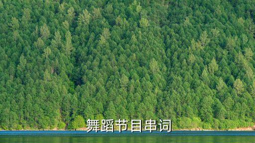  舞蹈节目串词