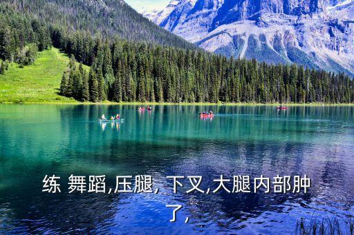 练 舞蹈,压腿, 下叉,大腿内部肿了,