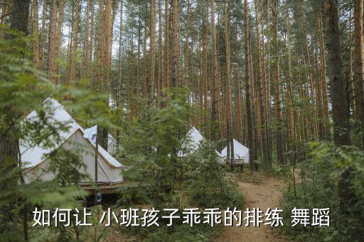 如何让 小班孩子乖乖的排练 舞蹈