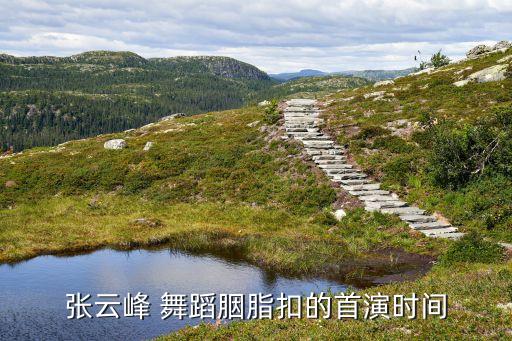 张云峰 舞蹈胭脂扣的首演时间