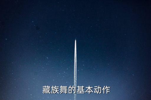  藏族舞的基本动作