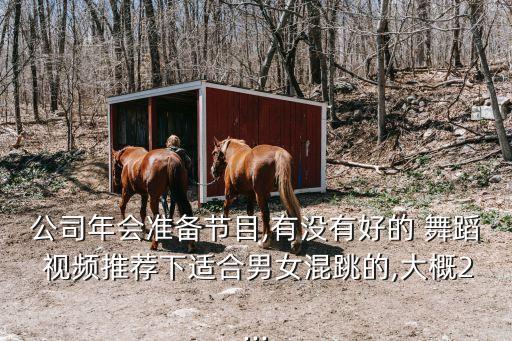 公司年会准备节目,有没有好的 舞蹈 视频推荐下适合男女混跳的,大概2...