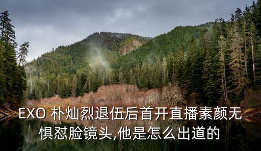EXO 朴灿烈退伍后首开直播素颜无惧怼脸镜头,他是怎么出道的