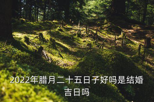 2022年腊月二十五日子好吗是结婚吉日吗