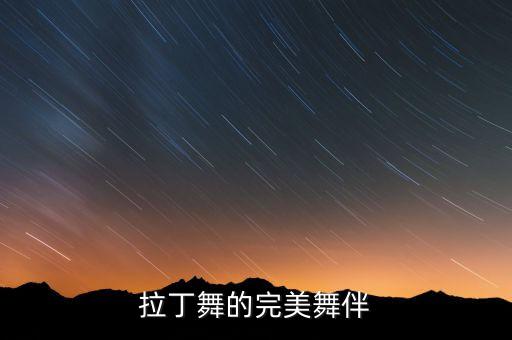 拉丁舞的完美舞伴