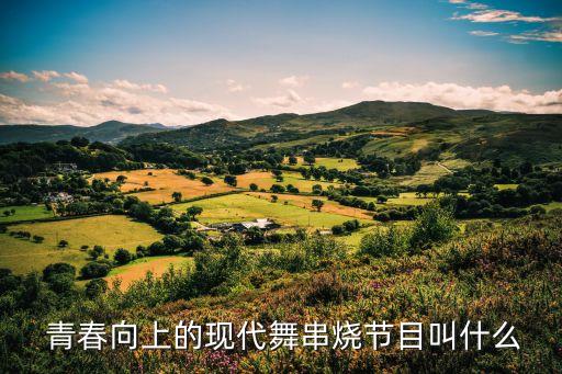  青春向上的现代舞串烧节目叫什么