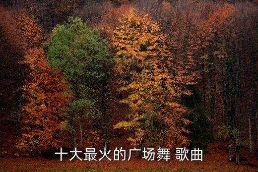 十大最火的广场舞 歌曲