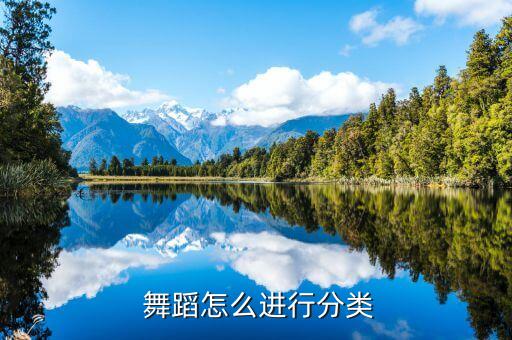  舞蹈怎么进行分类