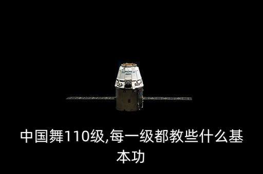 中国舞110级,每一级都教些什么基本功
