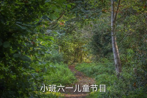 小班六一儿童节目