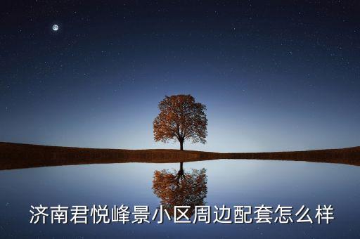 济南君悦峰景小区周边配套怎么样