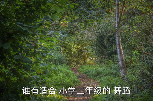 谁有适合 小学二年级的 舞蹈