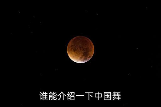 谁能介绍一下中国舞
