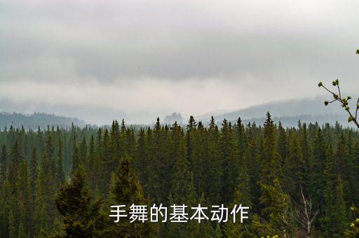 手舞的基本动作