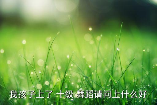 我孩子上了 十级 舞蹈请问上什么好