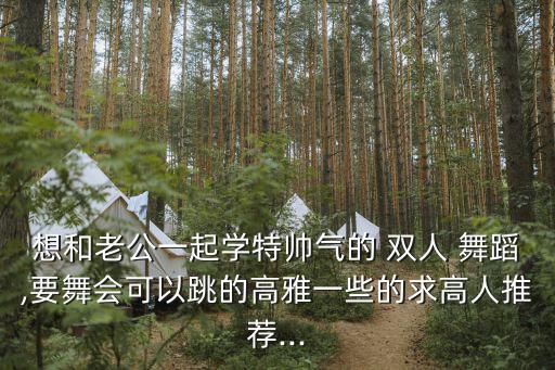想和老公一起学特帅气的 双人 舞蹈,要舞会可以跳的高雅一些的求高人推荐...
