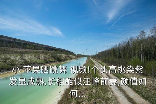 小 苹果晒跳舞 视频!个头高挑染紫发显成熟,长相酷似汪峰前妻,颜值如何...