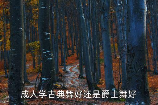 成人学古典舞好还是爵士舞好