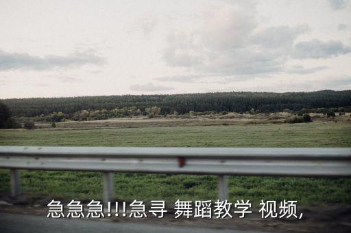 急急急!!!急寻 舞蹈教学 视频,